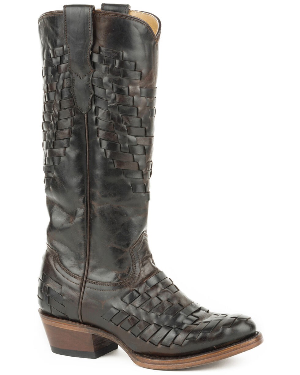 Stetson Womens Shelby Marbled Western Boot Snip Toe 